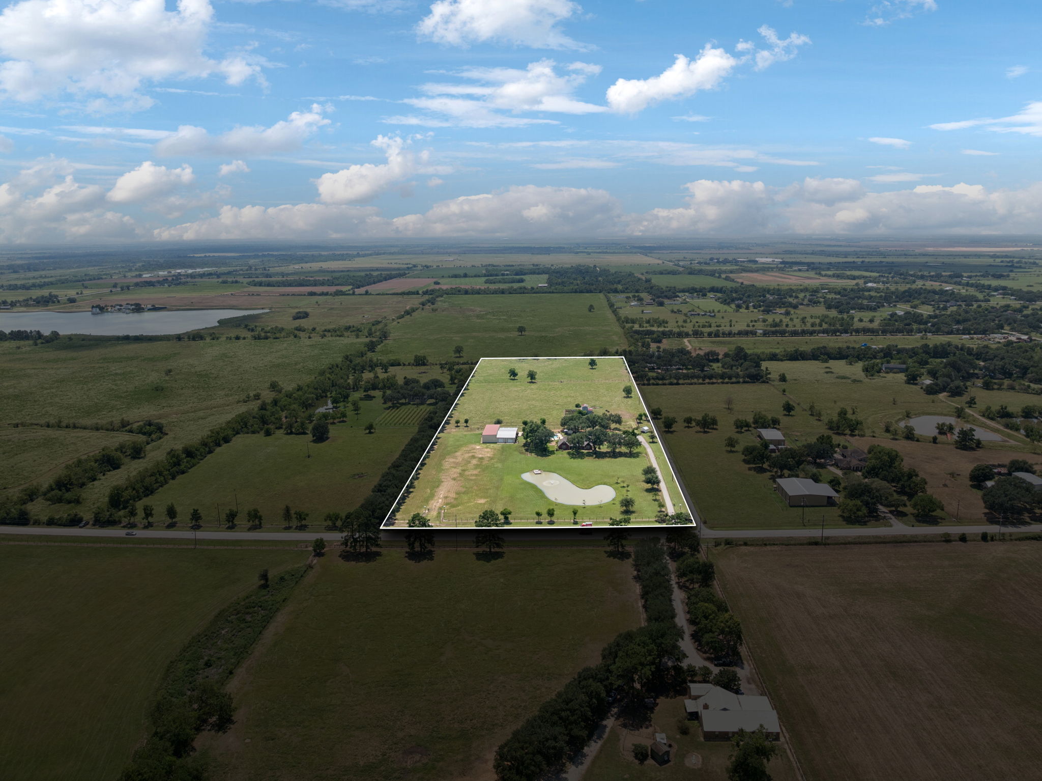 Property boundaries.