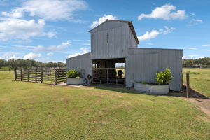 Large cow barn.