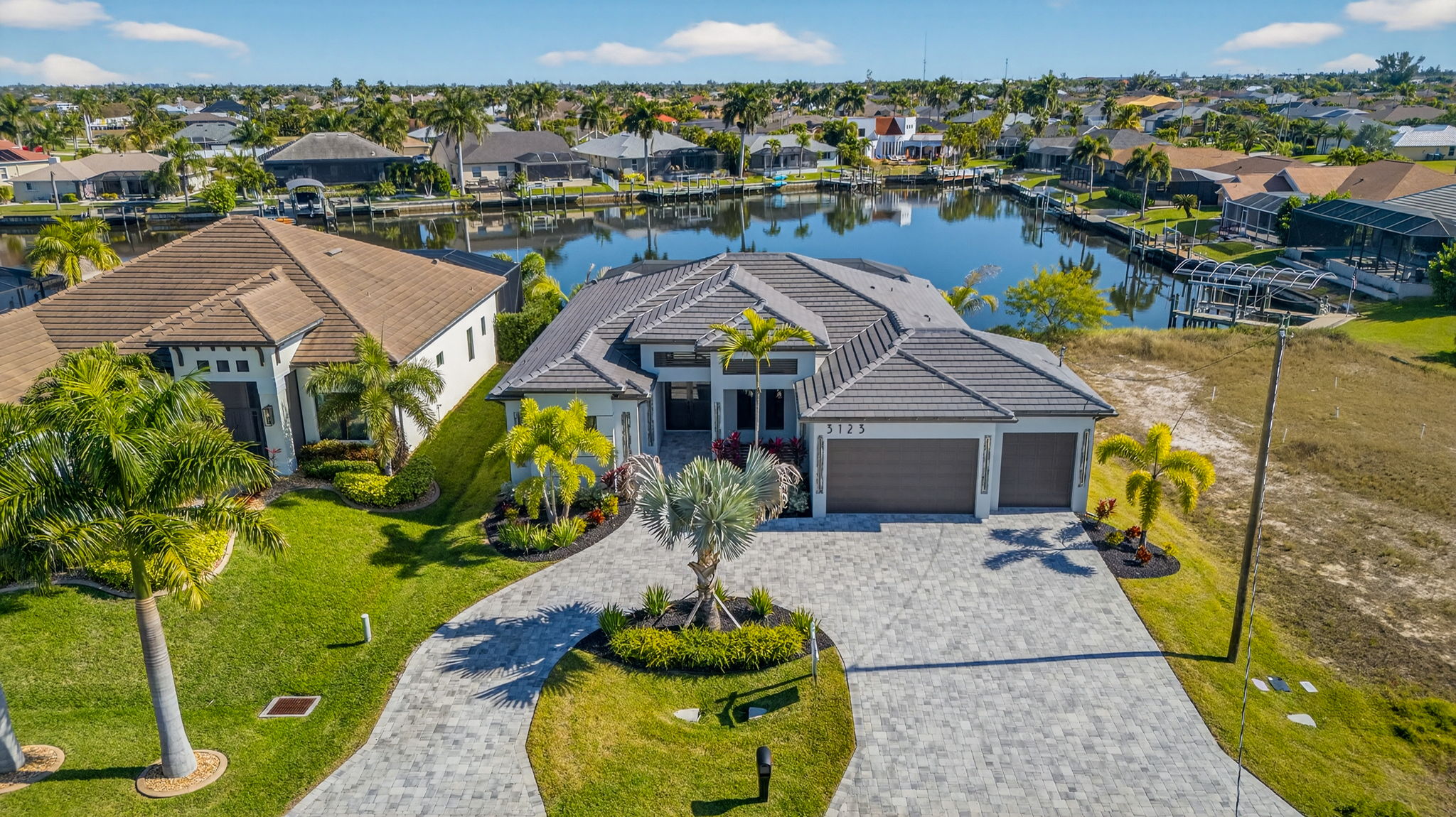 Aerial Front Exterior 1