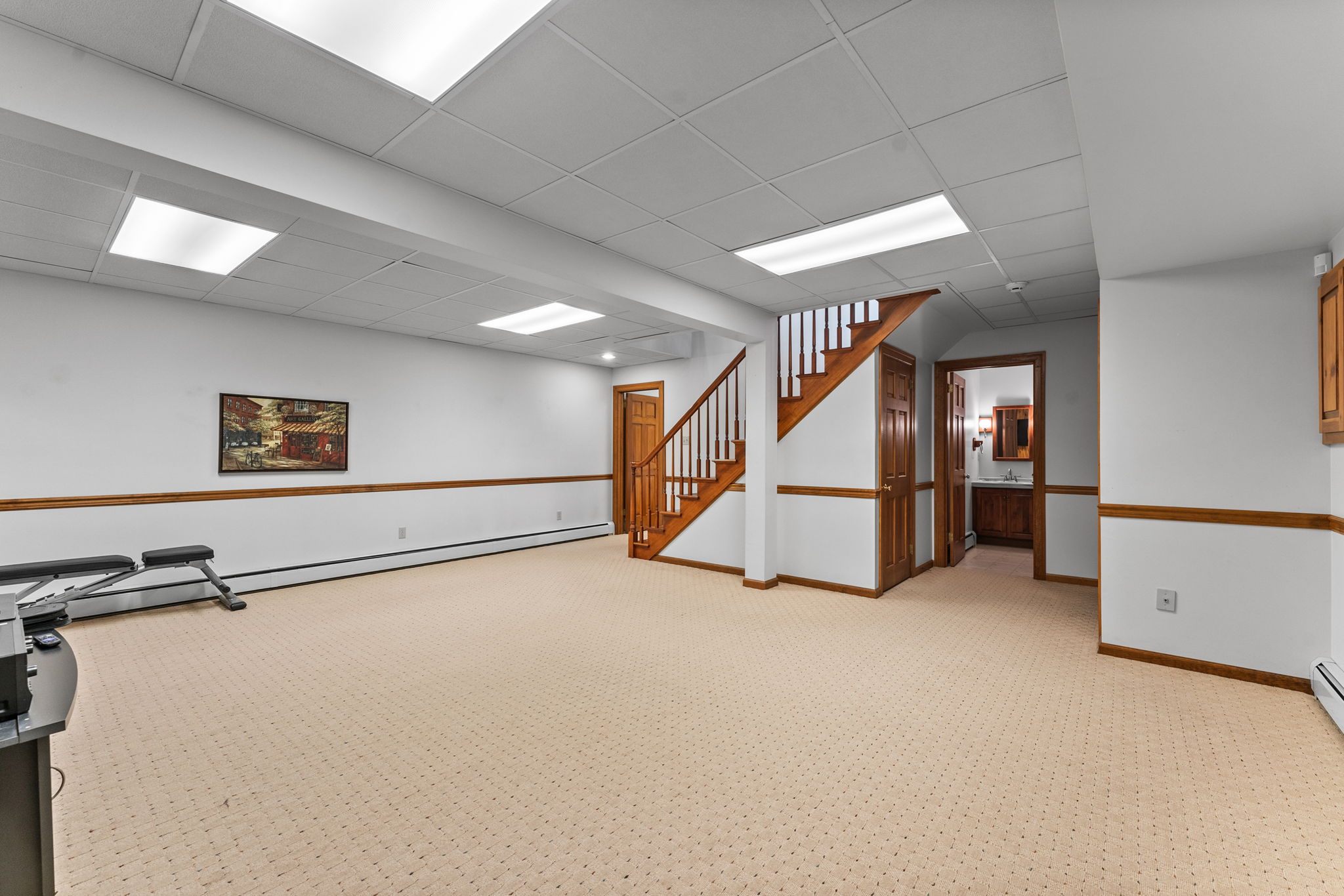 Rec Room in Basement