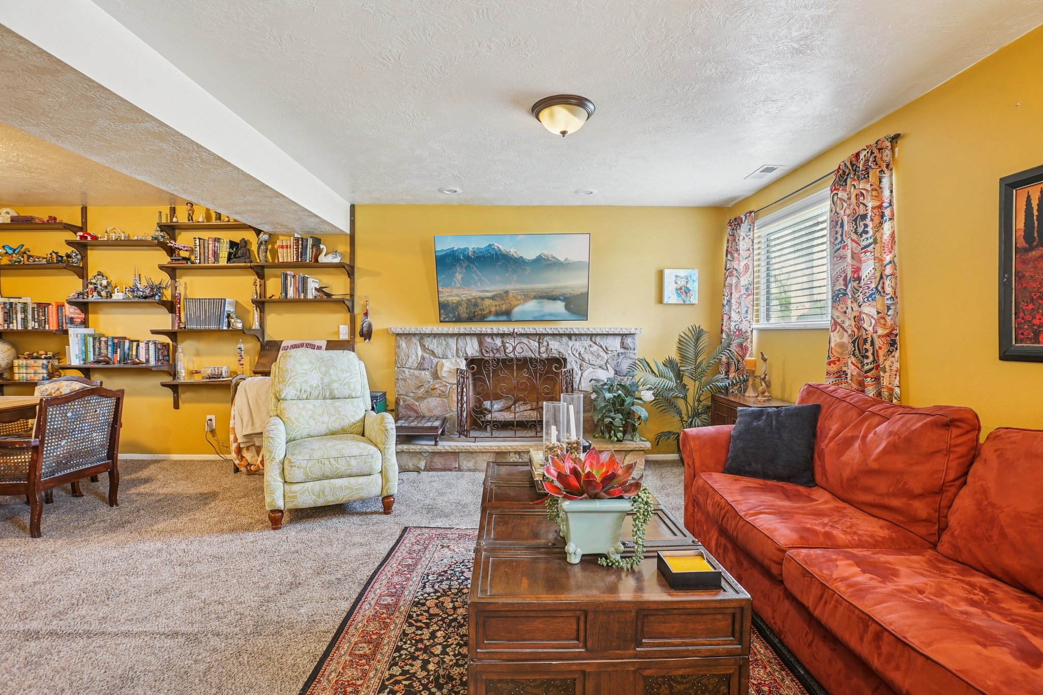 2nd Family Room w/Stone Fireplace.jpg