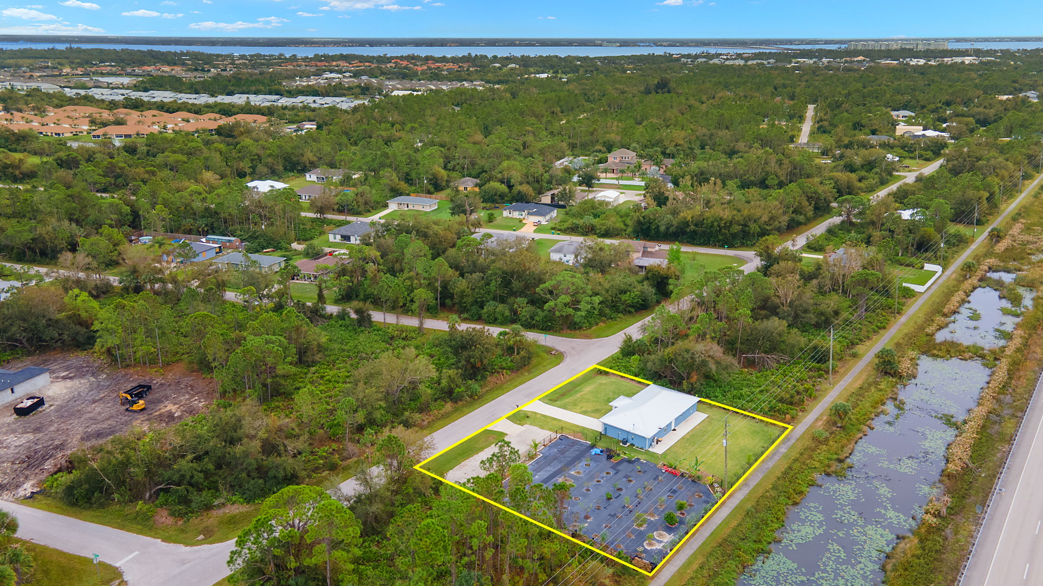 Aerial Rear Exterior 2 of 2 - lot lines