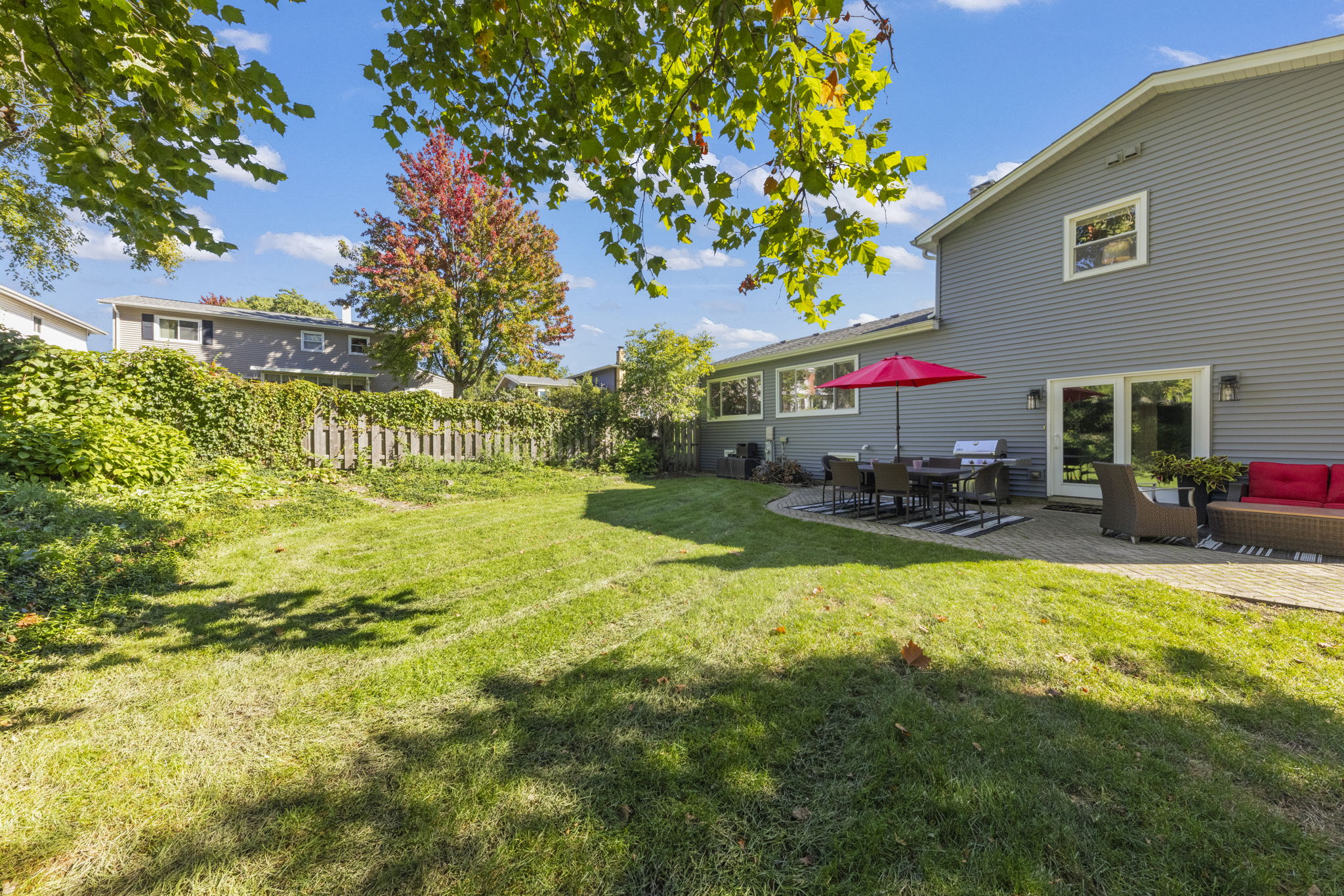 Prrivate Backyard and Back Exterior