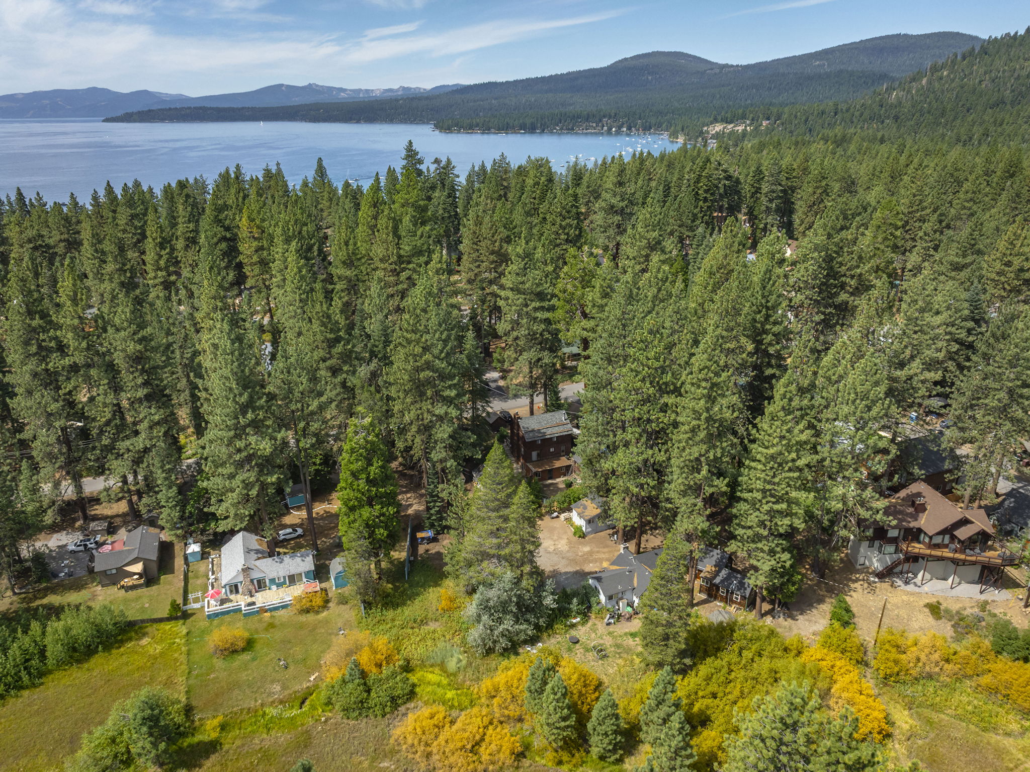 Aerial View of Setting and Close Proximity to Lake