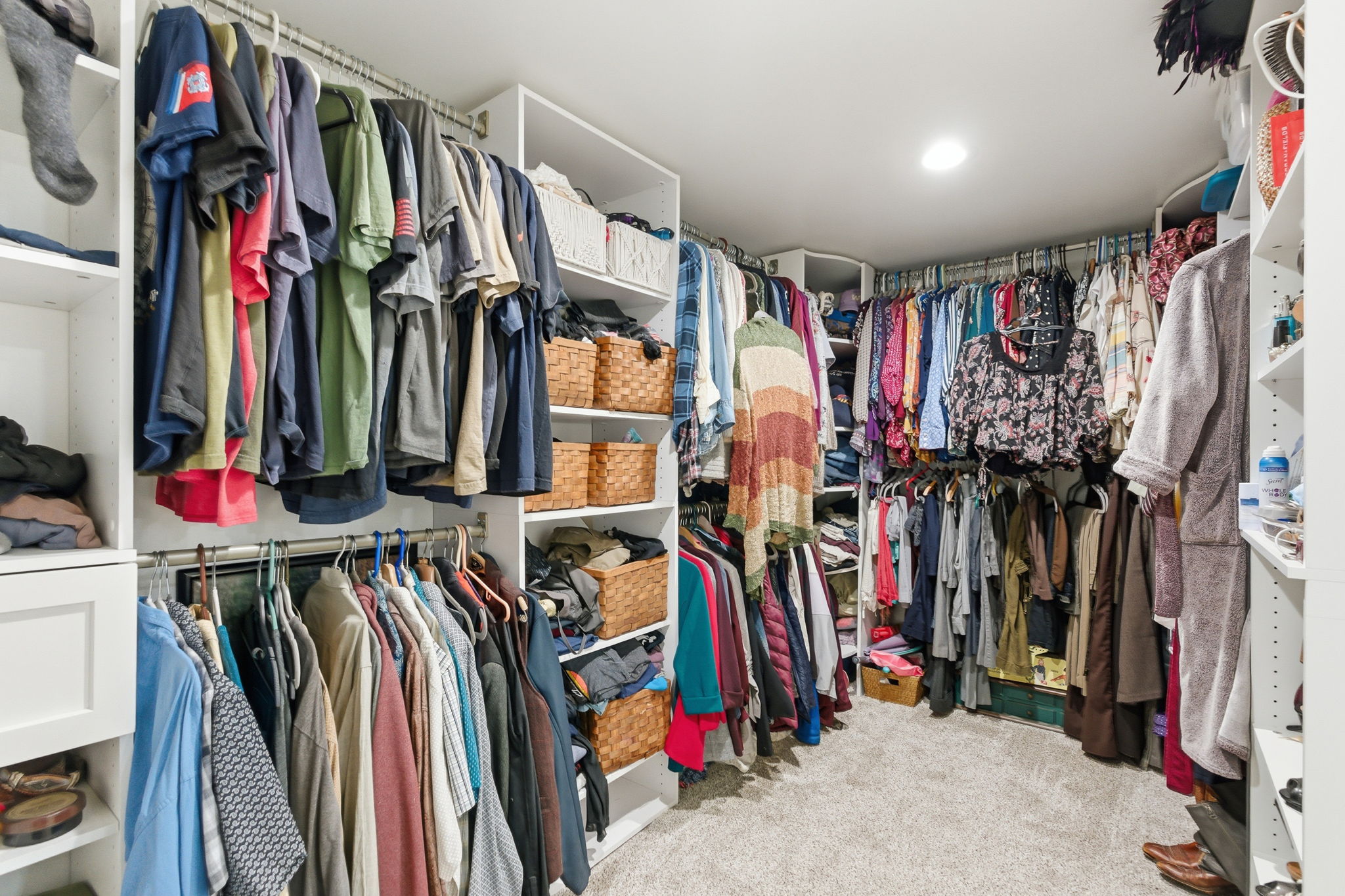 Primary walk-in closet