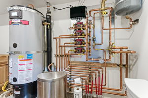 Hot water heater + radiant floor heating systems