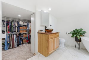 Primary walk-in closet