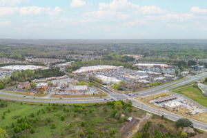 Shopping at eating right around the corner.