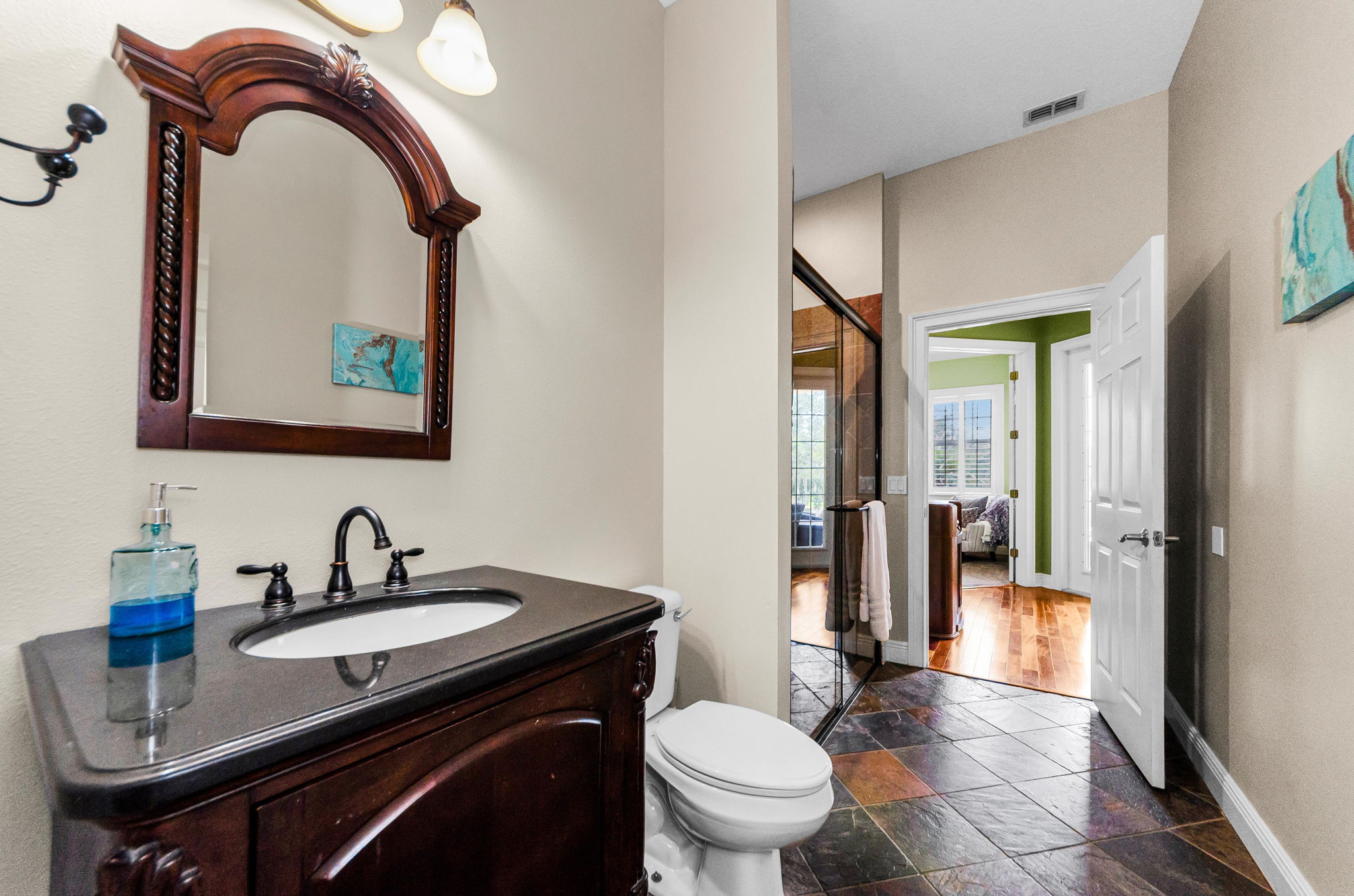 Lower Level Jack and Jill Bathroom 2a