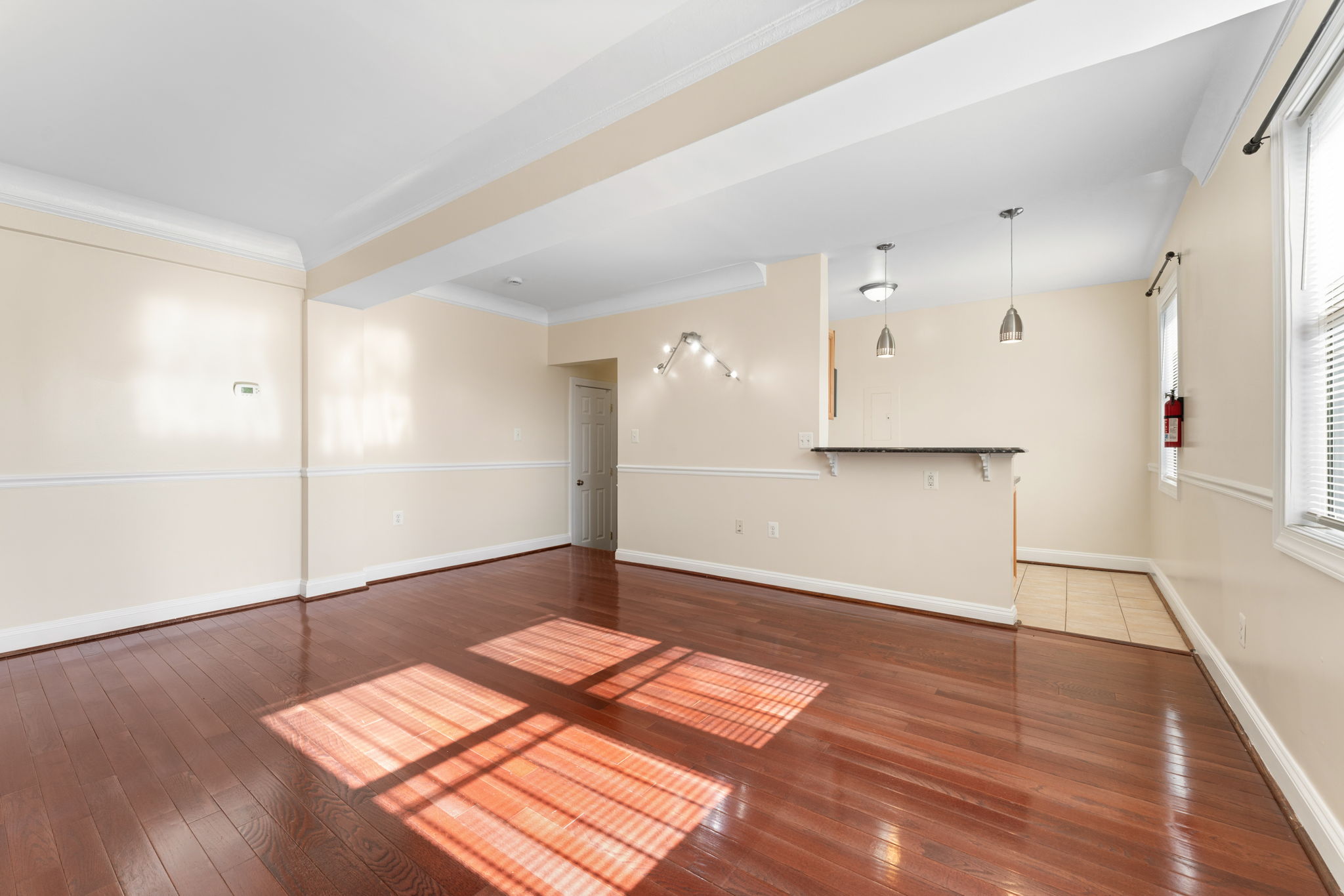 Open Floorplan Living and Dining Area