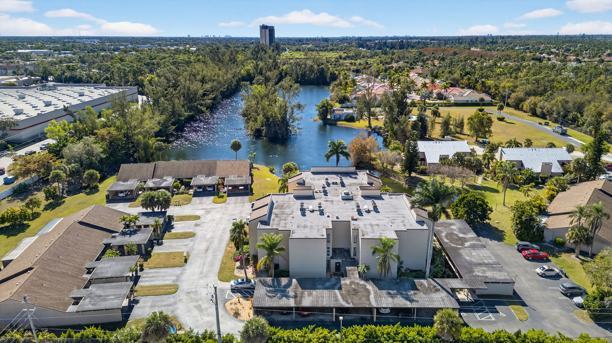 Aerial Front Exterior 1