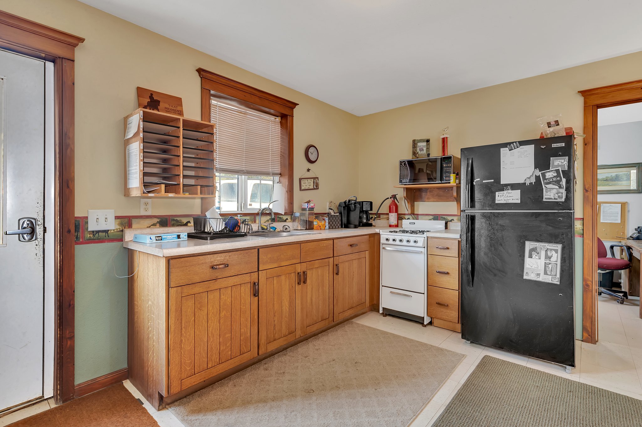 kitchen area in lounge