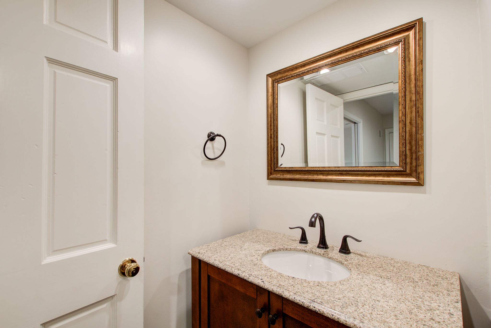 33 Terrace Level Half Bath Vanity Detail