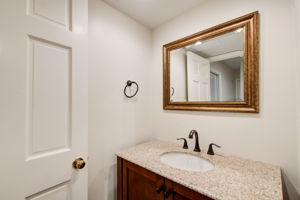 33 Terrace Level Half Bath Vanity Detail