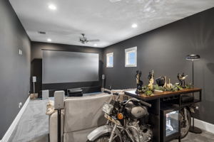 If you're looking for more versatility, note the windows easily concealed by artwork.