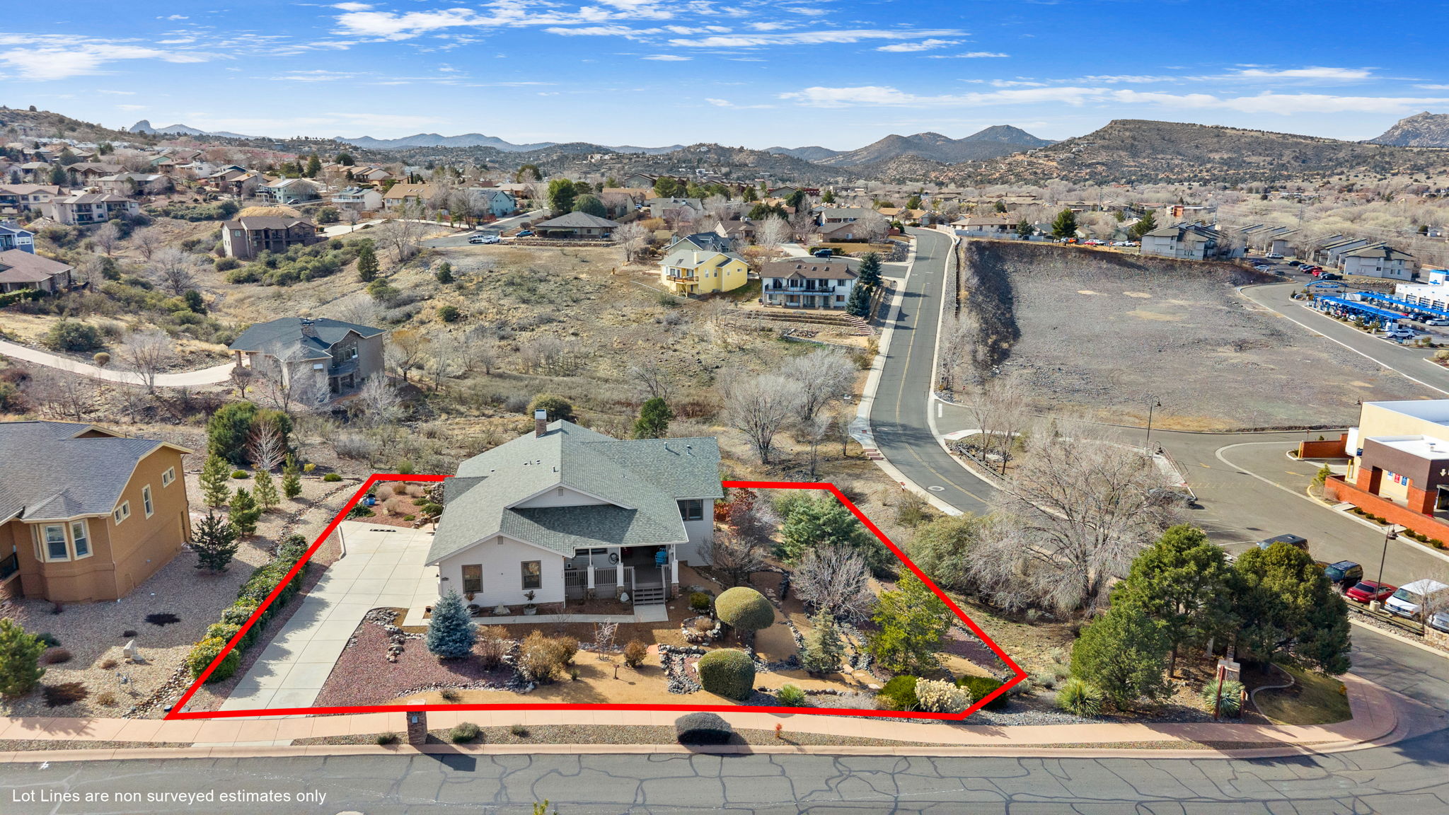 Aerial Front (2) Lot Lines