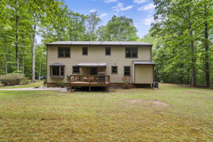 Rear of house. Windows and doors replaced in 2008.