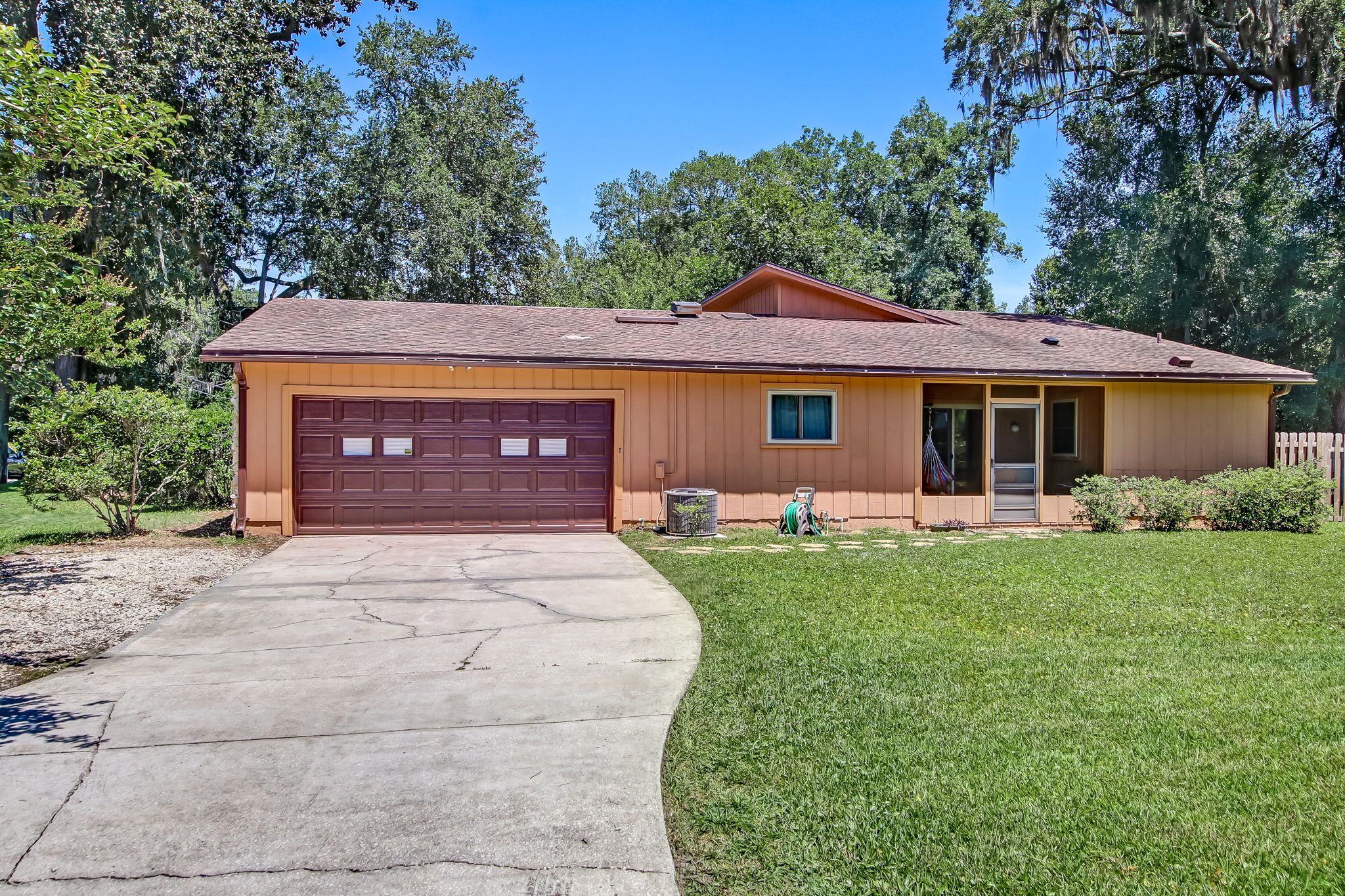 Side of Home with Side Entry Garage