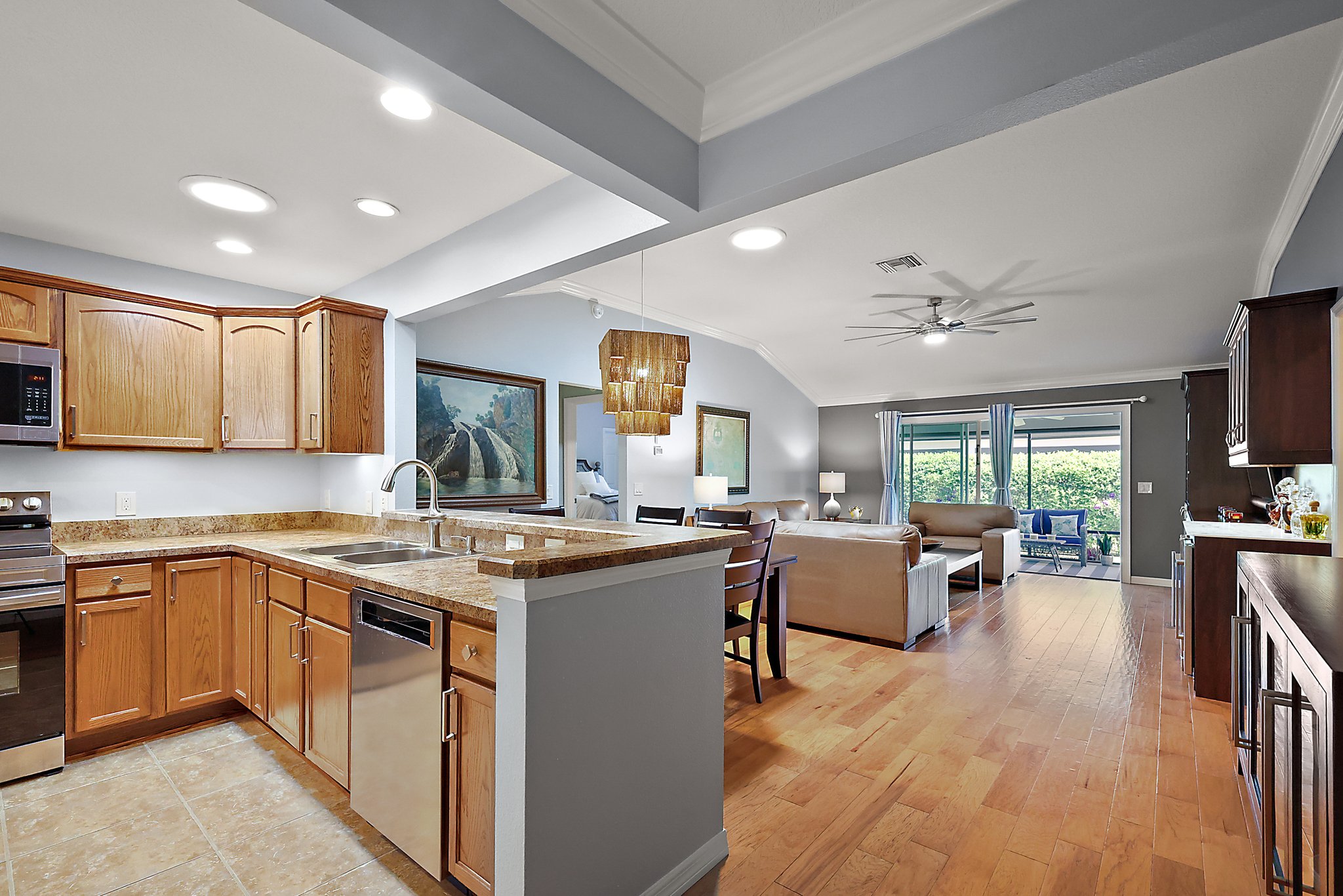 Kitchen/Dining Room/Living Room