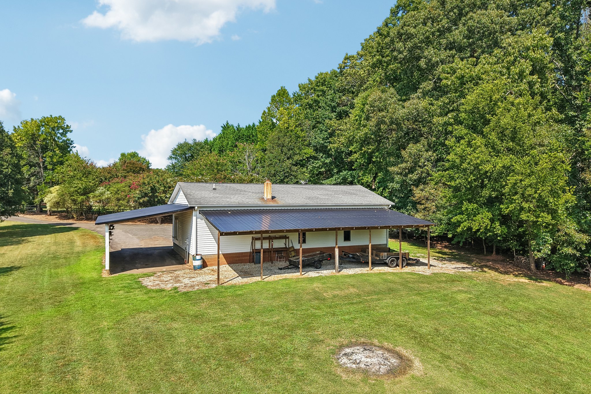 Carport off Workshop
