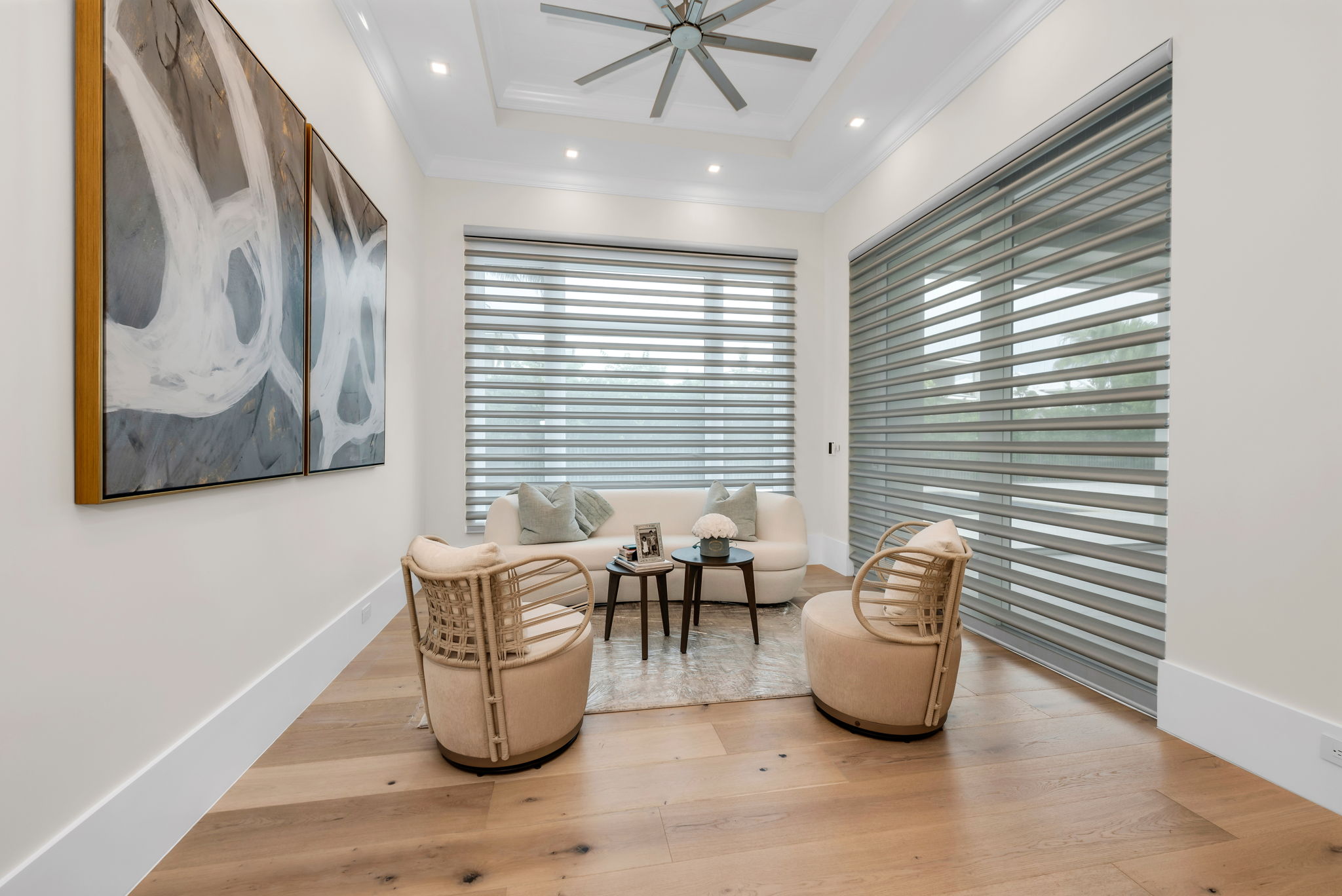 Master Sitting Area - Shades Down