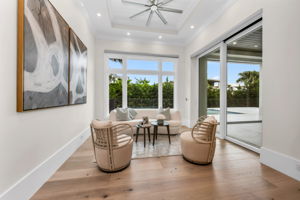 Master Sitting Area - Shades Up