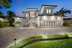 Front Elevation - CLOSE - NIGHT