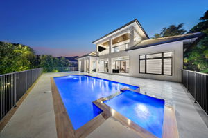 Rear View - Pool - NIGHT 2