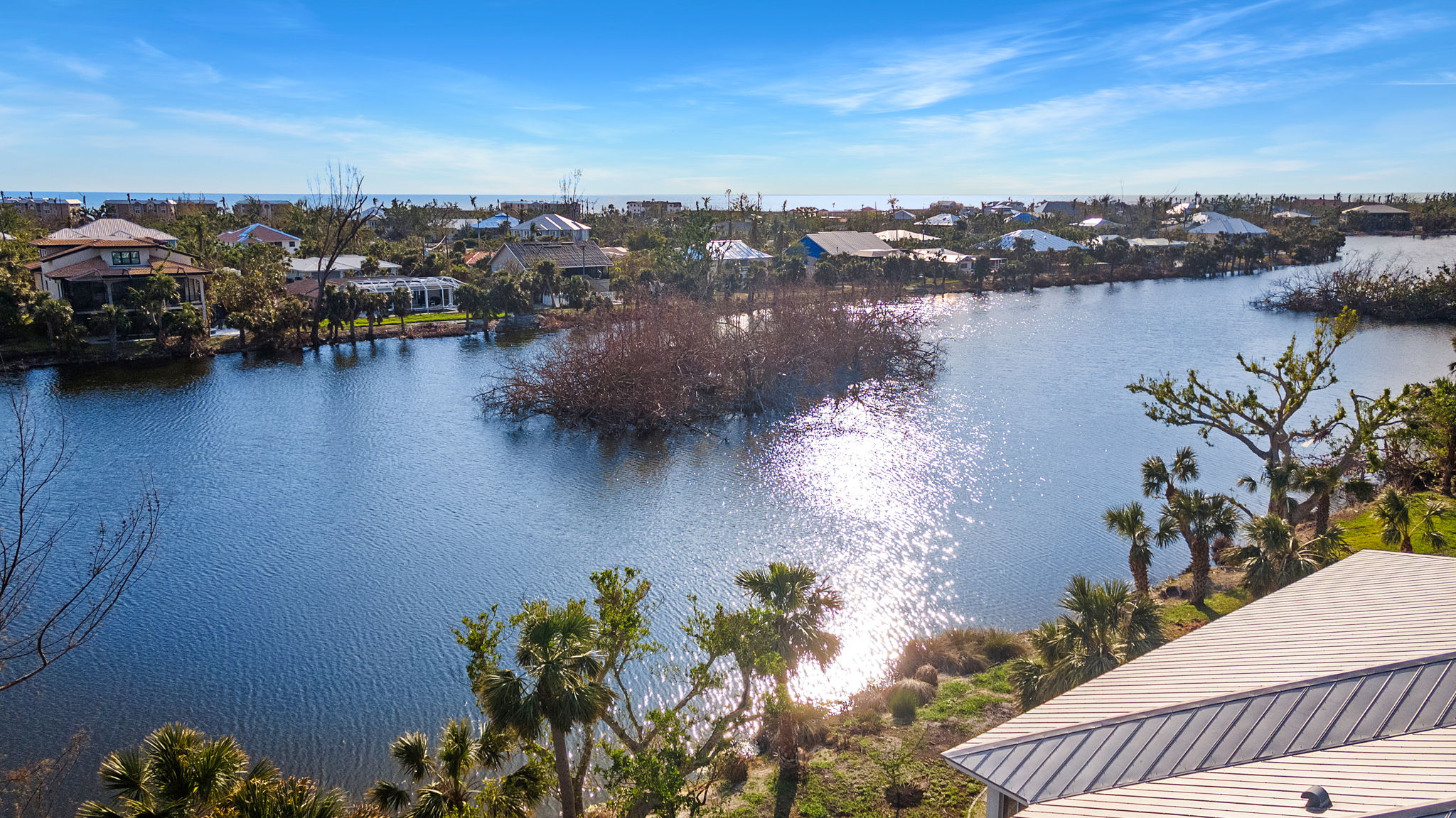 Drone Lake View