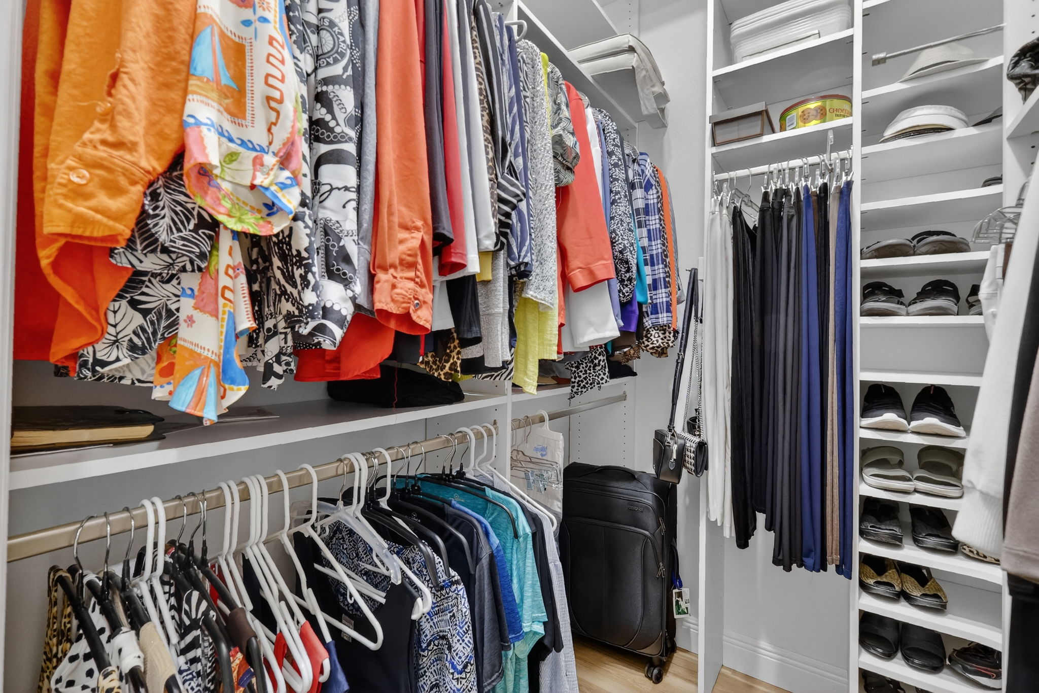 Primary Bedroom First Custom Walk-In Closet