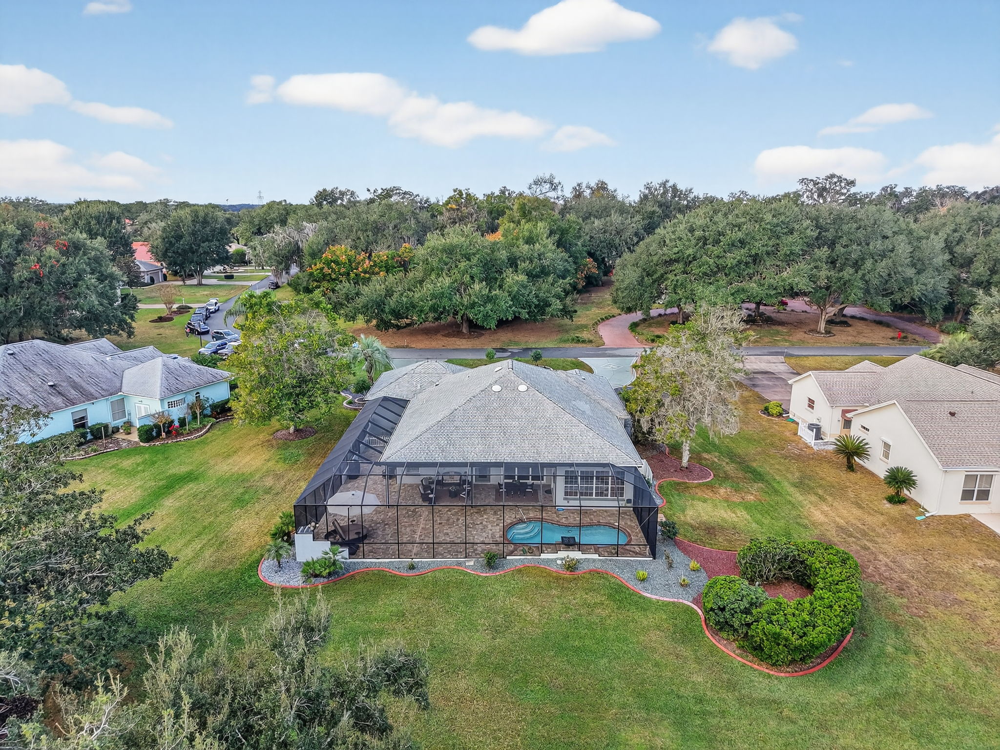 Aerial Rear Elevation