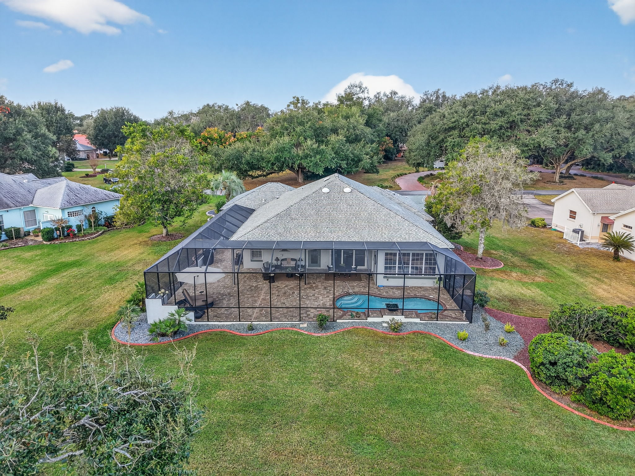 Aerial Rear Elevation