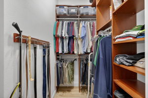 Primary Bedroom Second Custom Walk-In Closet