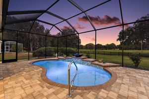 Twilight Swimming Pool