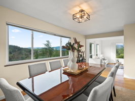 Dining room with view