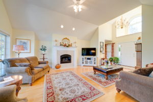 Foyer entrance on the right into the Living Room