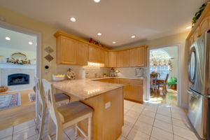 Kitchen view into the Dining Room