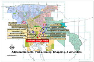 Map of Pleasanton