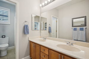 Hallway Bathroom Dual Vanities