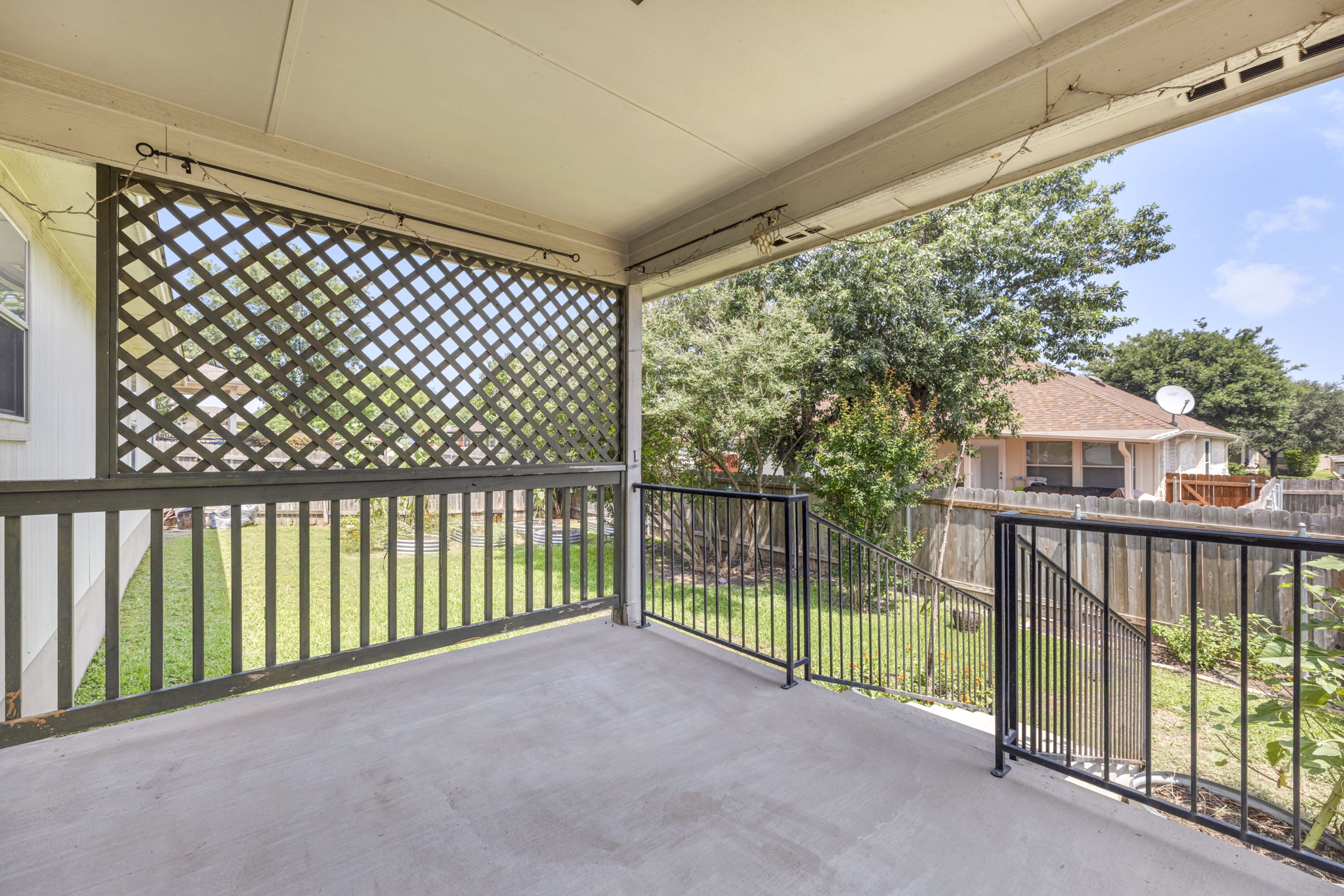 Covered Back Patio