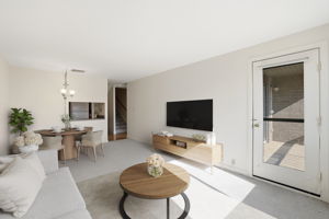 Living/Dining Room III - Virtually Staged