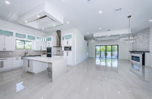 Kitchen & Living Room