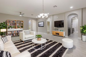 Virtually Staged – Living Area