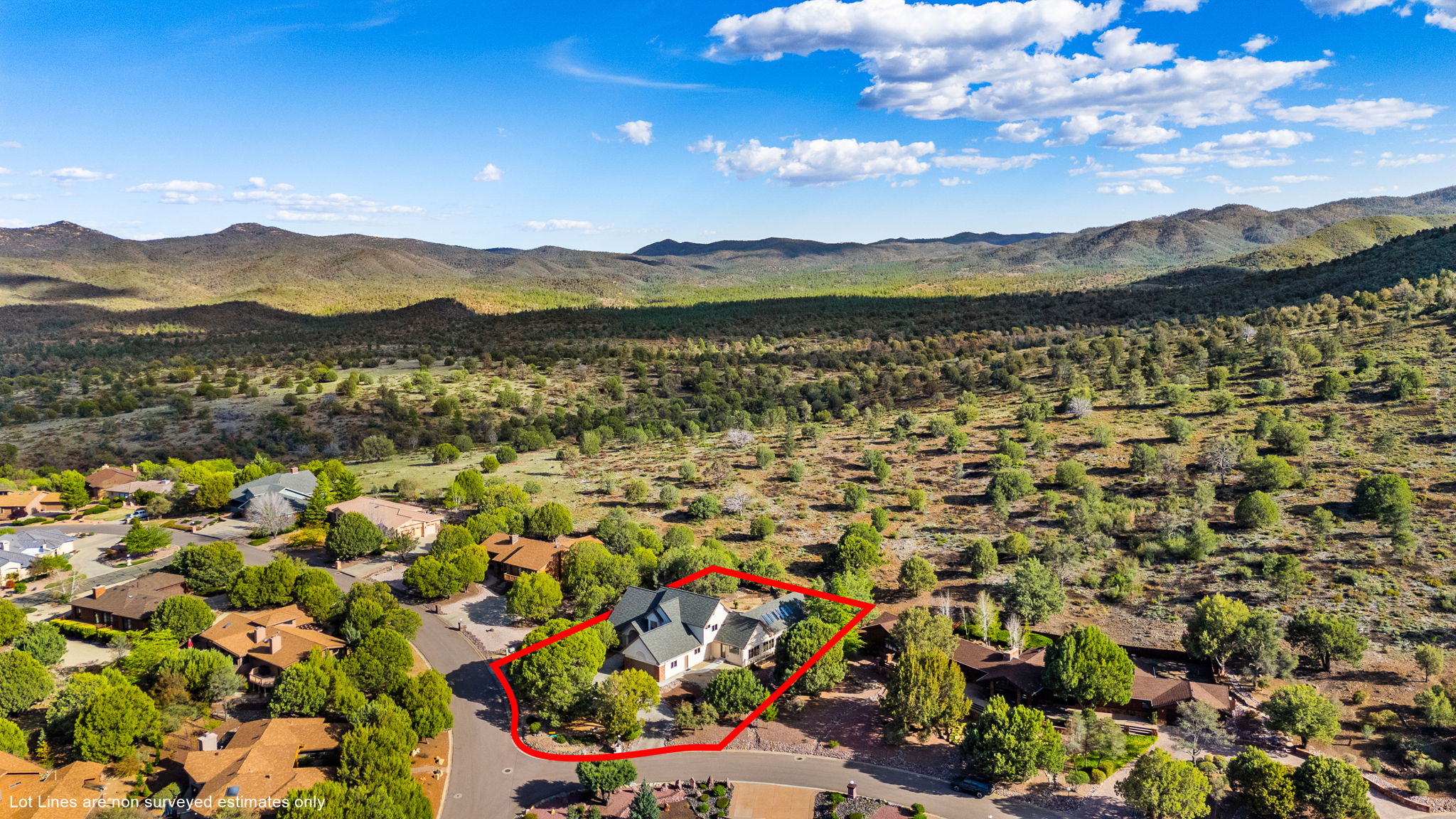 Aerial Front (3) Lot Lines