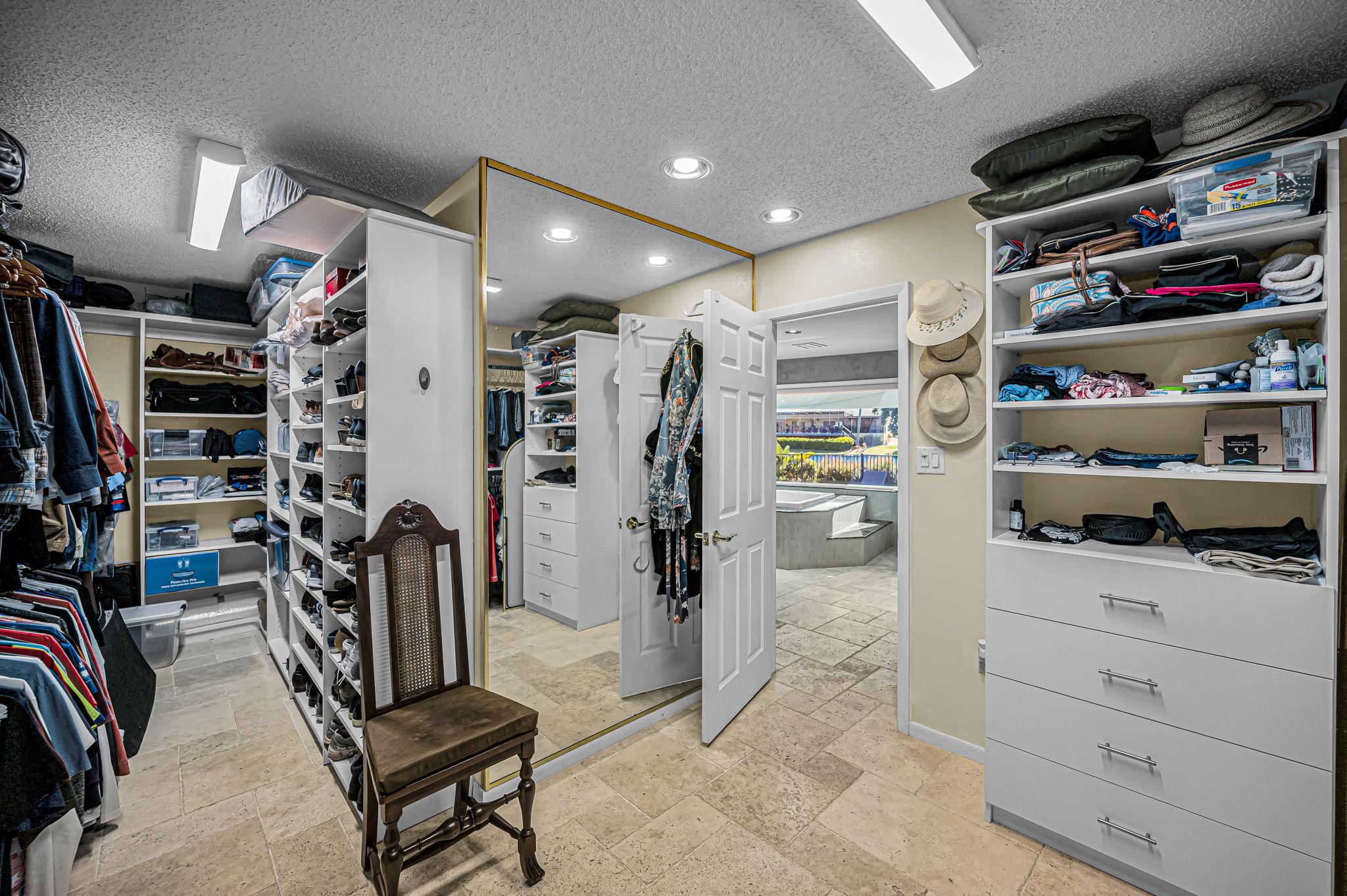 First Floor Primary Bedroom Walk-in Closet1b