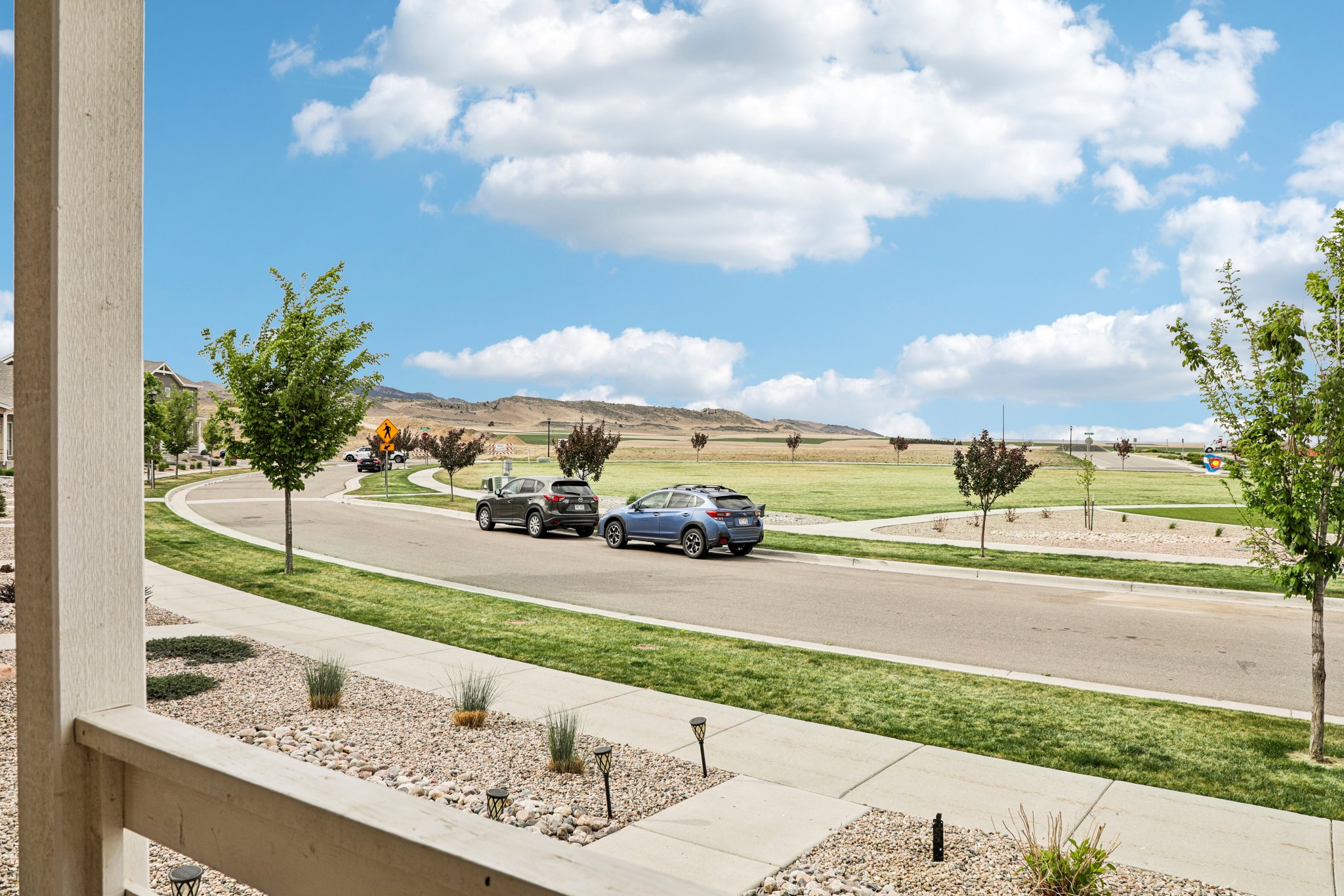 Front Porch with Open Space and Mountain Views