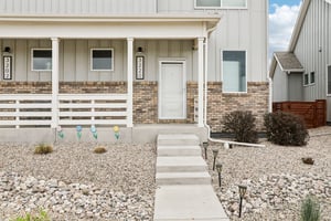 Front Steps up to the Covered Front Porch