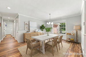 Dining Room Virtually Staged