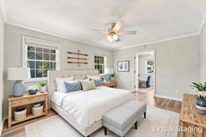 Master Suite Virtually Staged