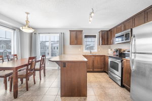 Kitchen with eating area